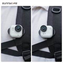 Sunnylife Magnetic Backpack Clip Action Camera Clamp Vertical-Horizontal Mount Accessories for Insta360 GO Ultra