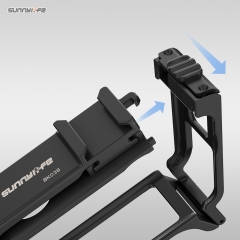 Sunnylife Street Photography Handle Ergonomic Hand Grip Quick Release Shutter Handle for OSMO ACTION 5 Pro/4/3