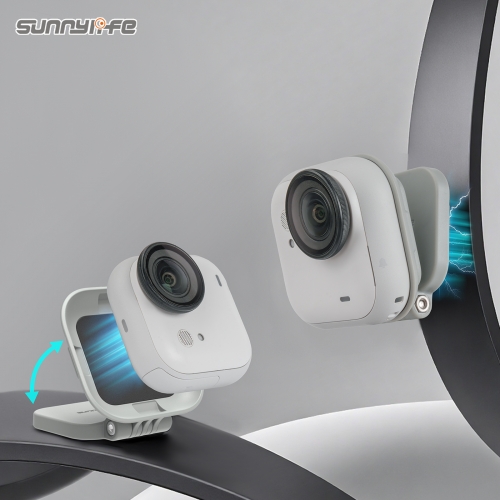 Sunnylife Magnetic Mount Tabletop Base Bracket Angles Adjustable 180° Rotation Accessories for Insta360 Go Ultra