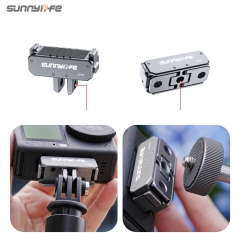 Sunnylife Dual-Direction Magnetic Quick Release Metal Adapter Mount Action Camera Cam Stand 1/4