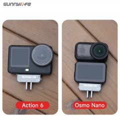 Sunnylife Dual-Direction Magnetic Quick Release Metal Adapter Mount Action Camera Cam Stand 1/4