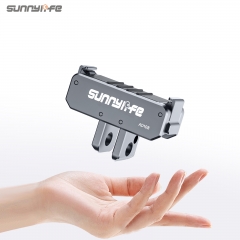 Sunnylife Dual-Direction Magnetic Quick Release Metal Adapter Mount Action Camera Cam Stand 1/4
