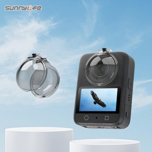 Sunnylife Integrated One-Piece Lens Cover Dual Lens Protector Protective Cover Scratch-proof Lens Cap Camera Accessories for OSMO 360