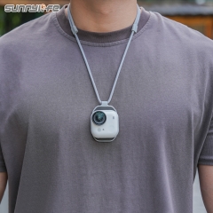 Sunnylife Magnetic Neck Mount Chest Body Camera Neck Lanyard POV Vlog Holder Accessories for Insta360 Go Ultra/MIC