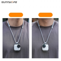 Sunnylife Magnetic Neck Mount Chest Body Camera Neck Lanyard POV Vlog Holder Accessories for Insta360 Go Ultra/MIC