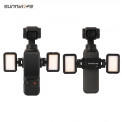 Sunnylife Adjustable LED Video Light Quick-Release Fill Light Tri-Color Dimmable Portable Fill Lamp Photography for Pocket 4P/4/3