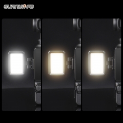 Sunnylife Adjustable LED Video Light Quick-Release Fill Light Tri-Color Dimmable Portable Fill Lamp Photography for Pocket 4P/4/3