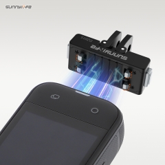 Sunnylife Magnetic Quick Release Adapter Mount Action Camera Foldable Cam Stand for Insta360 X4 Air/X5/Ace/Ace Pro2/1