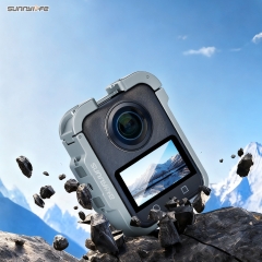 Sunnylife Metal Magnetic Housing Cage Cold Shoe Adapter Frame Mount Protective Case Cover Accessories for OSMO 360
