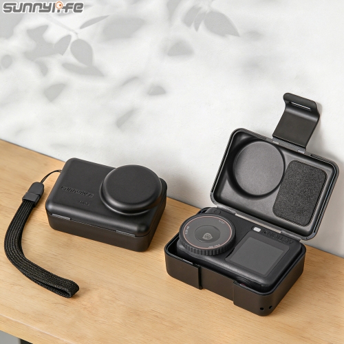 Sunnylife Portable Protective Case with Lanyard Shock-proof Storage Box Mini Storage Case Dust-proof Accessories for ACTION 6/5 Pro/4/3
