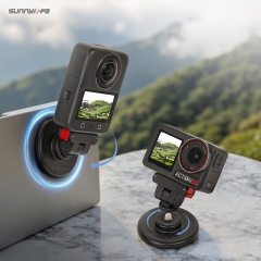 Sunnylife Quick-Release Magnetic Base Mount 1/4” 180° Tilt Adjustable Tabletop Base Bracket for OSMO 360/Action 5 Pro/4/3/2