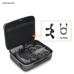 Sunnylife Portable Carrying Case NEO 2 Mini Storage Bag Hard Travel Case Shoulder Bag Accessories for NEO 2 Motion Fly More Combo