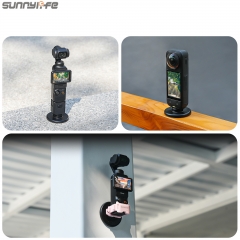 Sunnylife Quick-Release Magnetic Base Mount 1/4” 180° Tilt Adjustable Tabletop Base Bracket for Insta360 X4 Air/X5/Ace Pro 2/1/Ace
