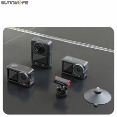 Sunnylife Magnetic Quick-Release Ball-Joint Adapter Mount 360° Rotatable Suction Cup Bracket for Osmo 360/Action 5 Pro/4/3