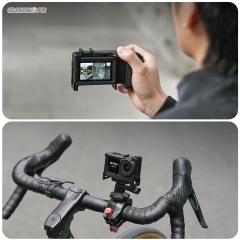 Sunnylife 2-in-1 Detachable Protective Frame & Street Photography Handle Ergonomic Quick Release Shutter Handle for Osmo Action 6