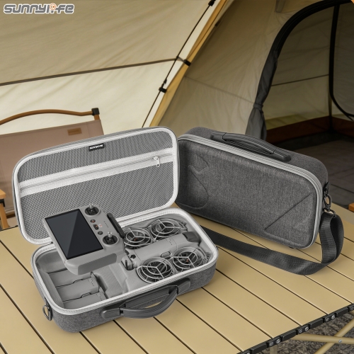 Sunnylife Portable Carrying Case Combo Shoulder Bag Protective Bag Hard Travel Case Accessories for DJI NEO 2