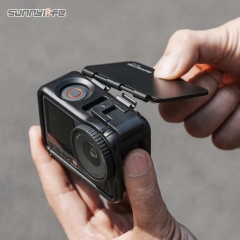 Sunnylife Protective Case Frame Mount AdapterHousing Case with Detachable Sun Hood for OSMO ACTION 6