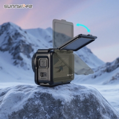 Sunnylife Protective Case Frame Mount AdapterHousing Case with Detachable Sun Hood for OSMO ACTION 6