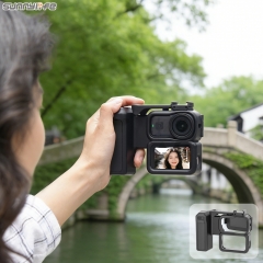 Sunnylife Integrated Street Photography Handle Ergonomic Hand Grip Quick Release Shutter Handle for Osmo Nano
