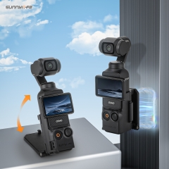 Sunnylife Multifunctional Magnetic Mount Tabletop Base Bracket Angles Adjustable Accessories for Osmo Pocket 3