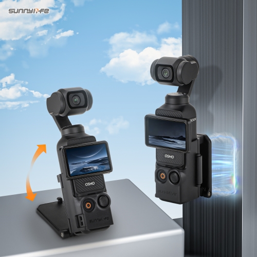 Sunnylife Multifunctional Magnetic Mount Tabletop Base Bracket Angles Adjustable Accessories for Osmo Pocket 3