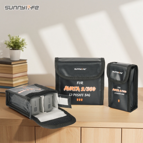 Sunnylife Battery Safe Bag Protective Li-Po Safe Bag Explosion-proof Accessories for AVATA 2/360