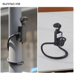 Sunnylife Adjustable POV Neck Mount Hand Free Video Vlog Neck Selfie Holder with Body Strap for Pocket 4/3