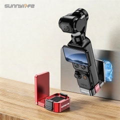 Sunnylife Metal Quick-Release Magnetic Mount Tabletop Base Bracket Angles Adjustable Accessories for Osmo Pocket 4/3