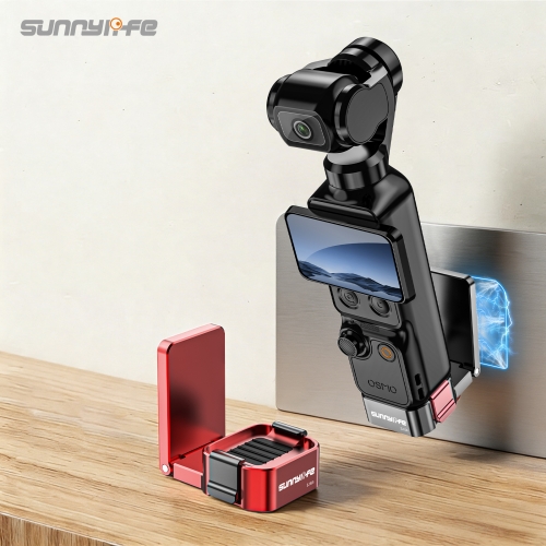 Sunnylife Metal Quick-Release Magnetic Mount Tabletop Base Bracket Angles Adjustable Accessories for Osmo Pocket 4/3