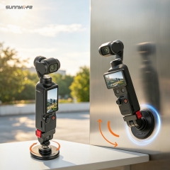 Sunnylife Quick-Release Magnetic Base Mount 1/4” 180° Tilt Adjustable Tabletop Base Bracket for OSMO POCKET 4/3