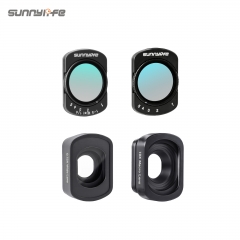 Sunnylife Magnetic Metal Lens Filters 1/4 Black Mist/VND2-32 Filters Wide-Angle Macro Filters Accessories for OSMO POCKET 4/3