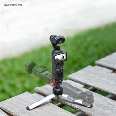 Sunnylife Quick Release Adapter Mount 1/4” Interface 180 Degree Tilt Selfie Stick Adapter Stand for Osmo Pocket 4/3