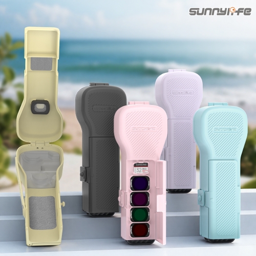 Sunnylife Colorful Protective Case with Filter Box Storage Case Gimbal Camera Protective Cover for Osmo Pocket 4/3