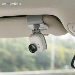 Sunnylife Magnetic Car Sun Visor Mount Action Camera Holder 360°Rotating 180° Tilt Sun Visor Holder for Insta360 GO Ultra