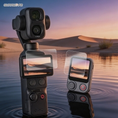Sunnylife Lens Screen Protector Tempered Glass Protective Film Action Camera Accessories for Osmo Pocket 4P/4/3