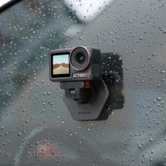 Sunnylife Magnetic Flexible Adhesive Helmet Mount Base Quick-Release Action Camera Holder for Osmo 360/Action 5 Pro/4/3/2