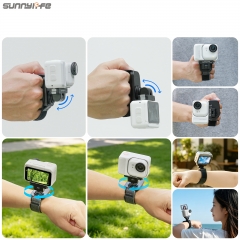 Sunnylife Magnetic Quick-Release Wrist Strap Adjustable Wristband Expansion Band Bicycle Strap Cat Collar for Insta360 GO Ultra
