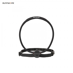 Sunnylife Magnetic POV Neck Mount Hand Free Video Vlog Neck Adjustable Selfie Holder with Body Strap for Osmo 360/Action 5 Pro/4/3/2