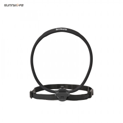 Sunnylife Magnetic POV Neck Mount Hand Free Video Vlog Neck Adjustable Selfie Holder with Body Strap for Insta360 X6/X4 Air/X5/Ace/Ace Pro 2/1