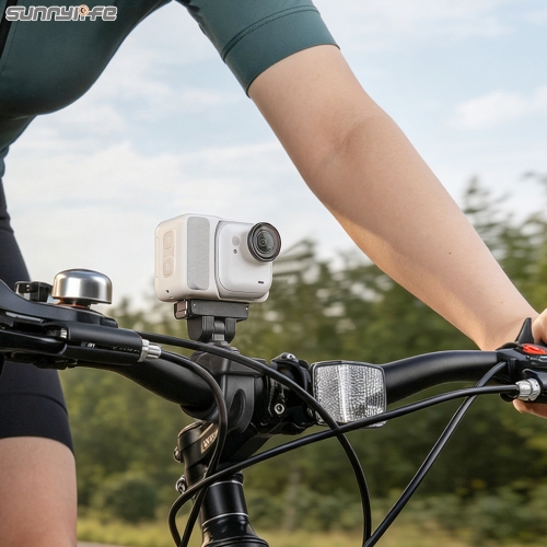 Sunnylife Magnetic Quick-Release Flexible Mount Series 360 Strap Wrap Band Mount Bike Tube Clip Holder for Action Camera
