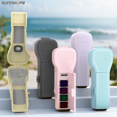 Sunnylife Colorful Protective Case with Filter Box Storage Case Gimbal Camera Protective Cover for Osmo Pocket 4/3