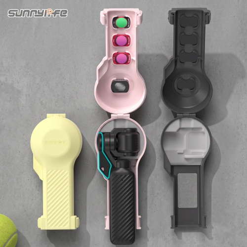 Sunnylife Bulb-Shaped Protective Case with Filter Box Shock-proof Protective Cover Gimbal Clamp Accessories for Osmo Pocket 4/3