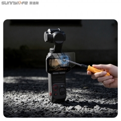 Sunnylife Lens Screen Protector Tempered Glass Protective Film Action Camera Accessories for Insta360 Luna Pro