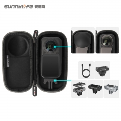 Sunnylife Portable Carrying Case Mini Travel Hard Case Handbag Protective Bag Accessories for Insta360 X6