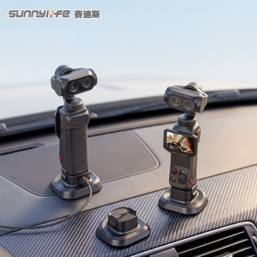 Sunnylife Quick-Release Adhesive Car Base Stand Mount Supporting Holder Accessories for Insta360 Luna Ultra/Pro