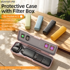 Sunnylife Protective Case with Filter Box Shock-proof Storage Box Protective Cover Accessories for Osmo Pocket 4/3