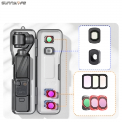 Sunnylife Protective Case with Filter Box Shock-proof Storage Box Protective Cover Accessories for Osmo Pocket 4/3