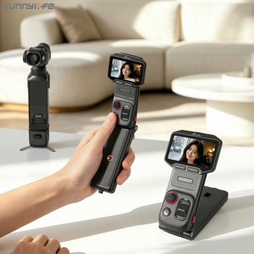 Sunnylife Handheld Touchscreen Remote Mount Quick-Release Bracket Accessories for Insta360 Luna Ultra/Pro