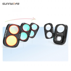 Sunnylife Magnetic Lens Filters Macro Lens Wide-Angle Lens Adjustable VND 1/4 Black MIST&ND16&CPL Filters for Osmo Pocket 4P