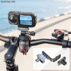 Sunnylife Metal L-Type Vertical-Horizontal Mount with Magnetic Adapter Quick Release Mount Adapter Stand for Insta360 X6